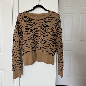 Madewell Tiger Print Sweatshirt